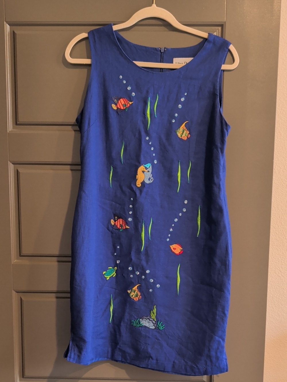 Ultra Dress New York Royal Blue Cotton Dress